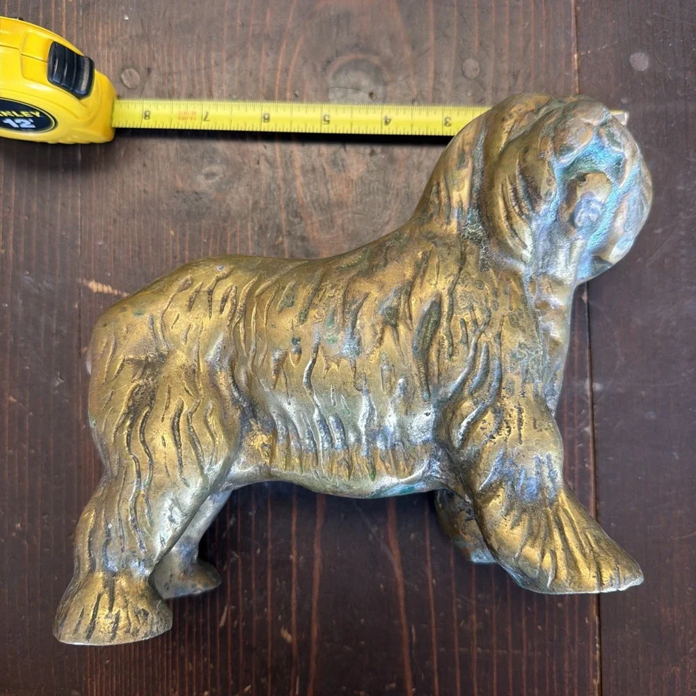 Brass Dog Statue